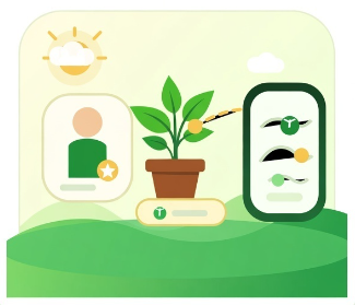 Geo-tagging a tree illustration